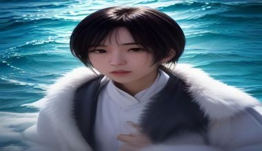 母亲在厨房与儿子一起烹饪，两人相视而笑，展现母子日常生活中的功能性陪伴与情感交流